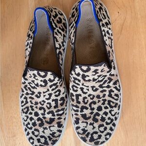 Rothy's leopard print shoes